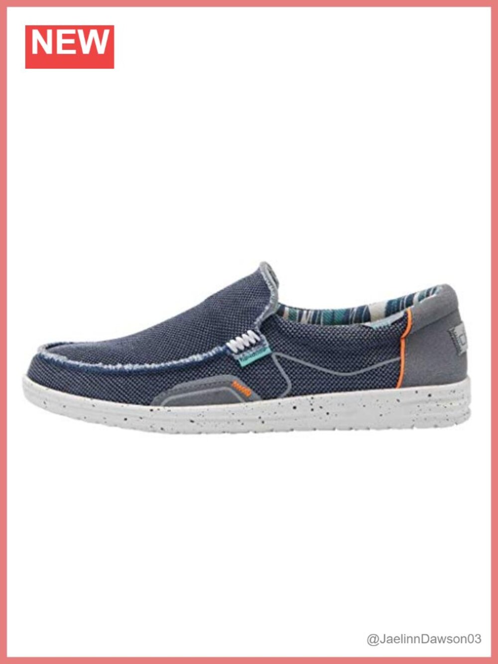 HEYDUDE Mikka Chambray Lightweight Slip-On Loafer with Memory Foam Insole